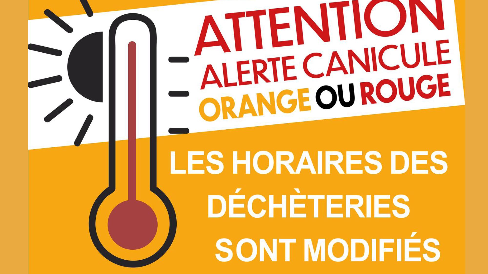 Alerte canicule : les déchèteries s'adaptent