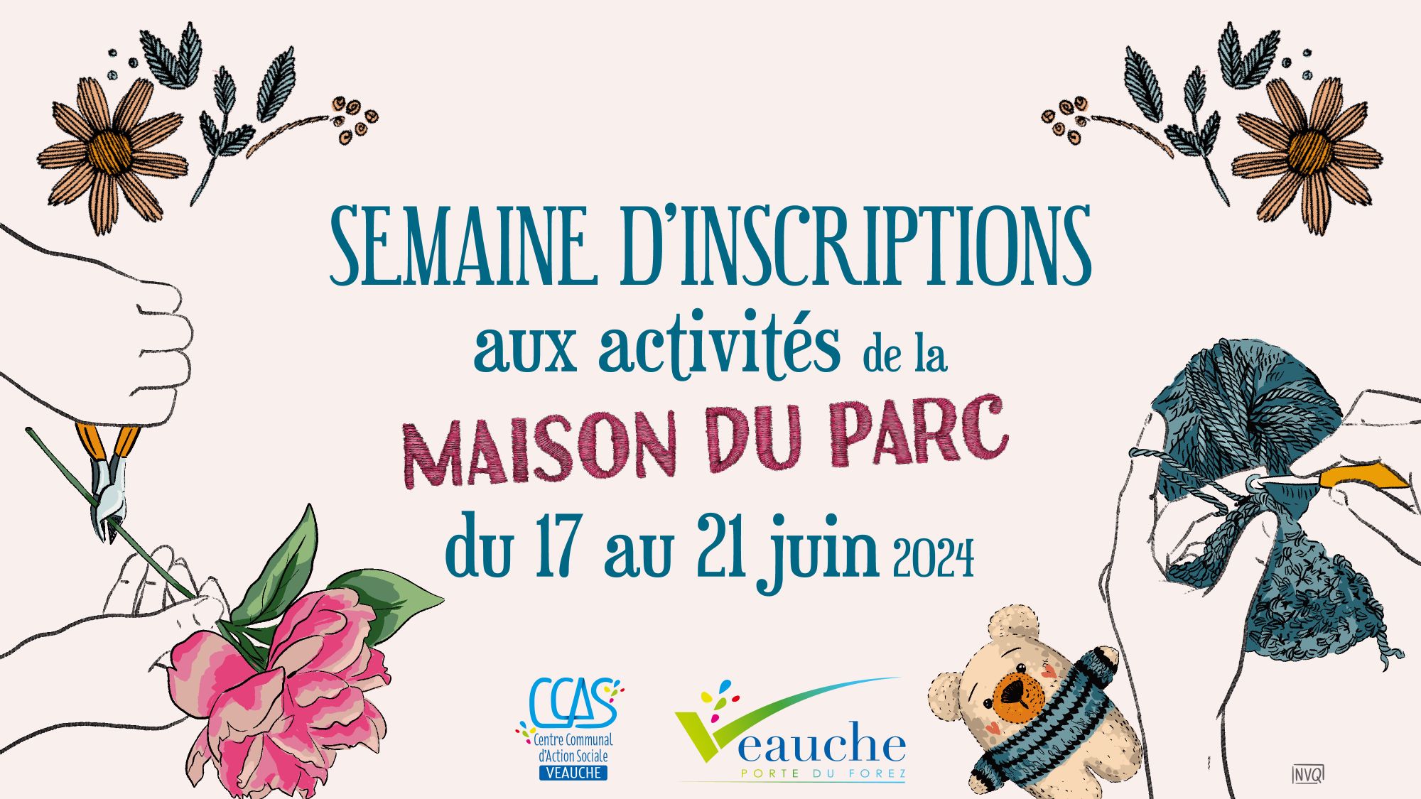 Semaine d'inscriptions aux activités de la Maison du Parc 