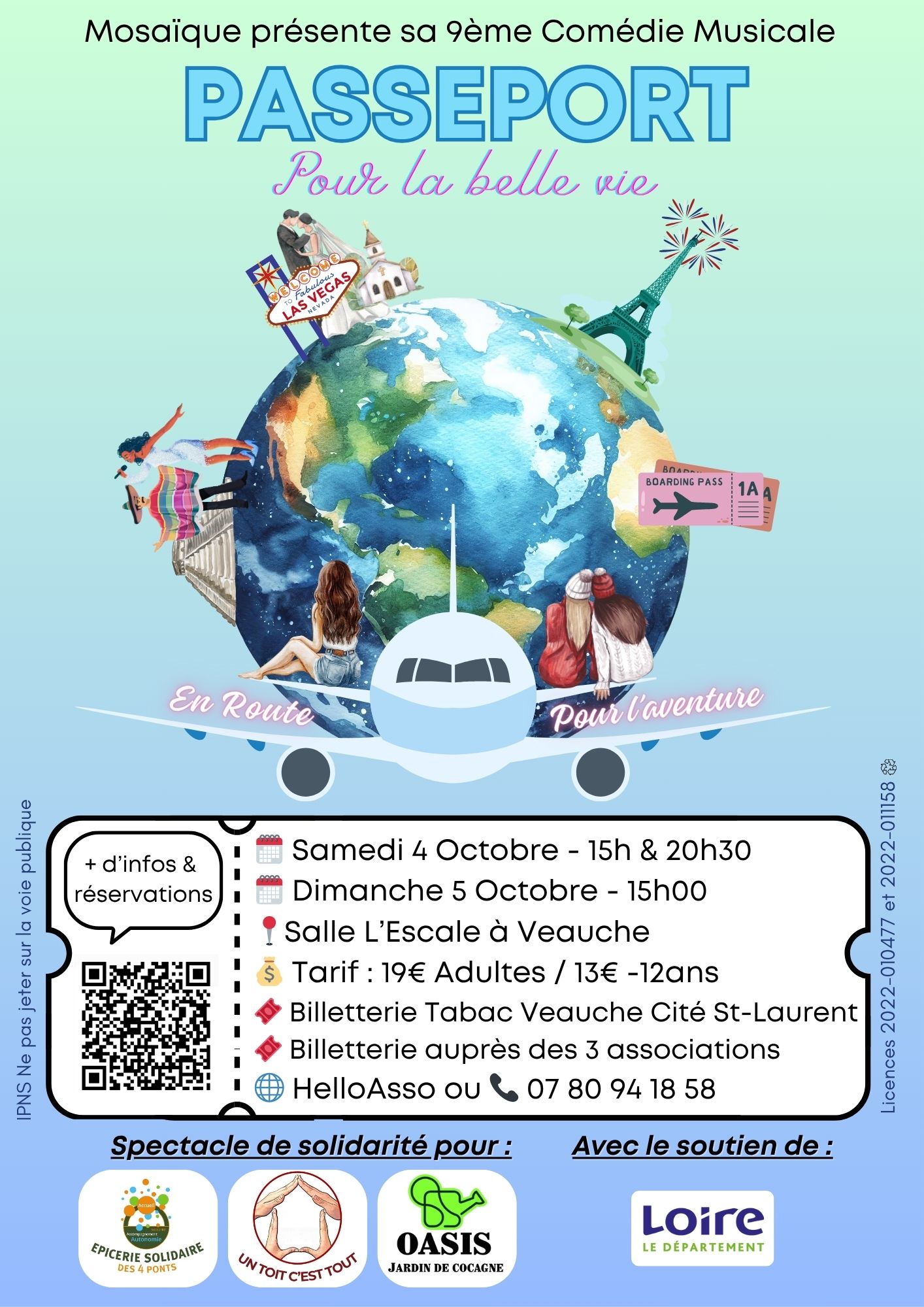 Spectacle : Passeport pour la belle vie par la compagnie Mosaïque à l'escale