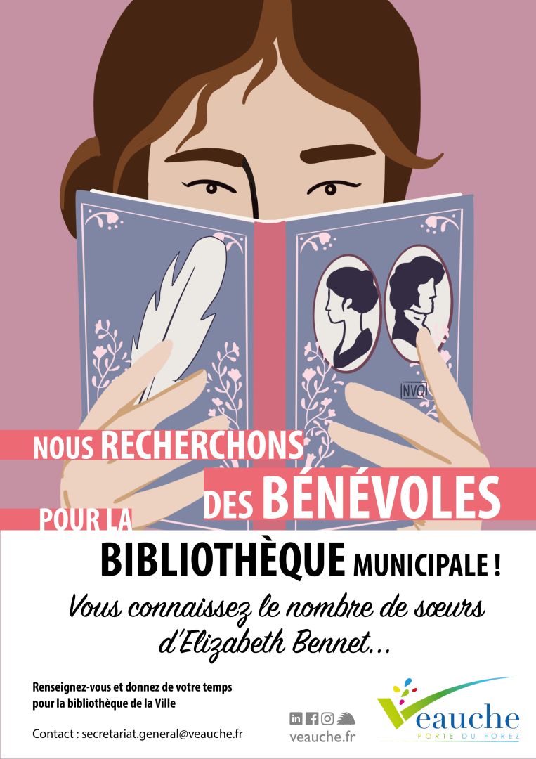 La ville de Veauche recherche des bénévoles pour la bibliothèque