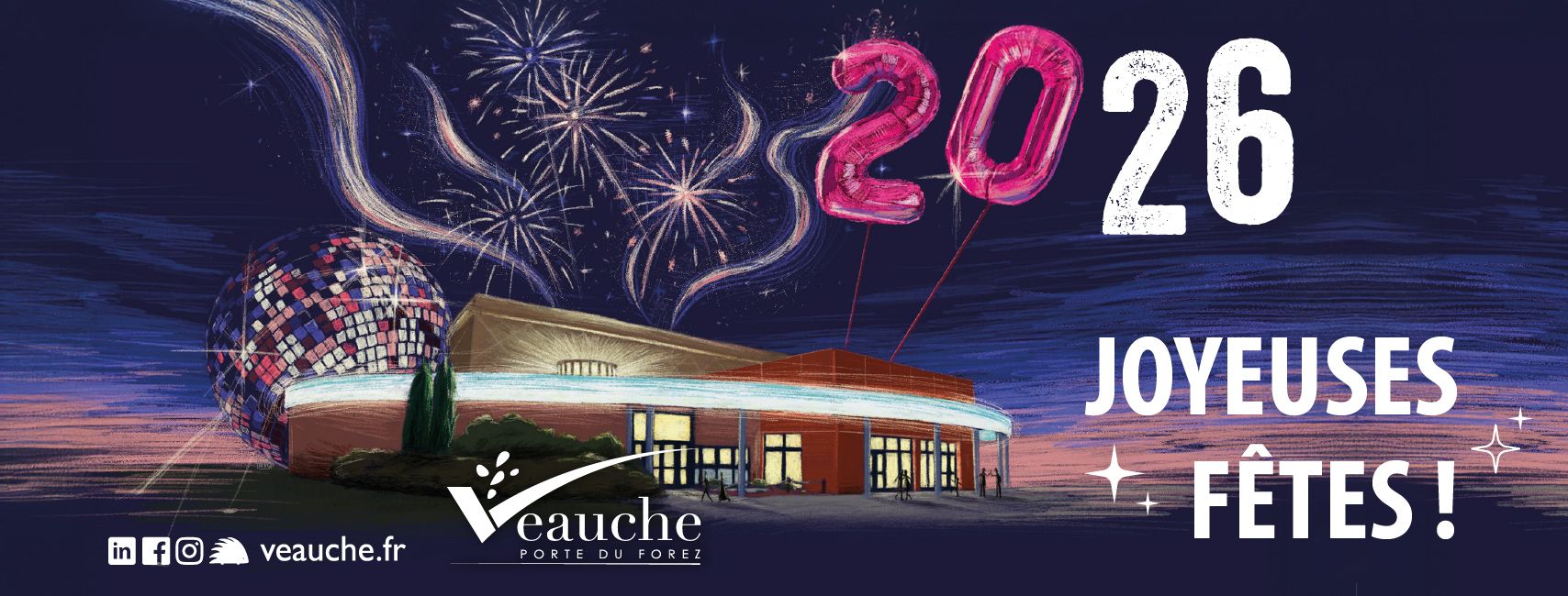 La ville de Veauche vous souhaite de joyeuses fêtes