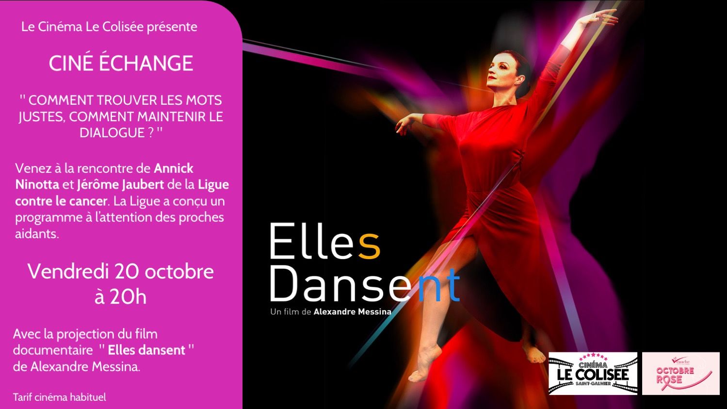 Film « Elles dansent » / Octobre rose 