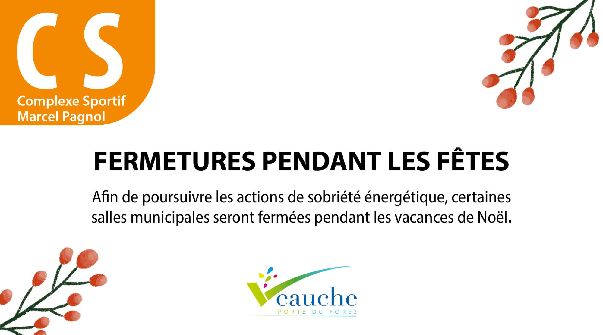Fêtes de fin d'année : le planning des salles