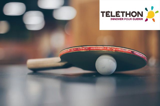 Tournoi de tennis de table par le TTV au profit du Telethon