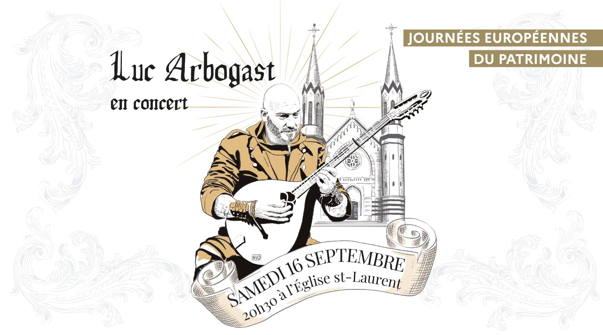 Luc Arbogast en concert à l'église Saint-Laurent 