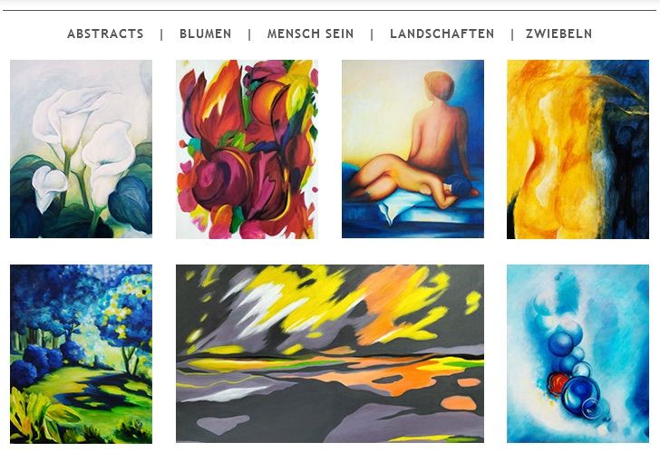 Exposition de peinture, les nuances de l'humain