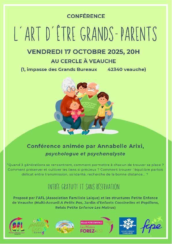 Conférence - Grand-parents, tout un art