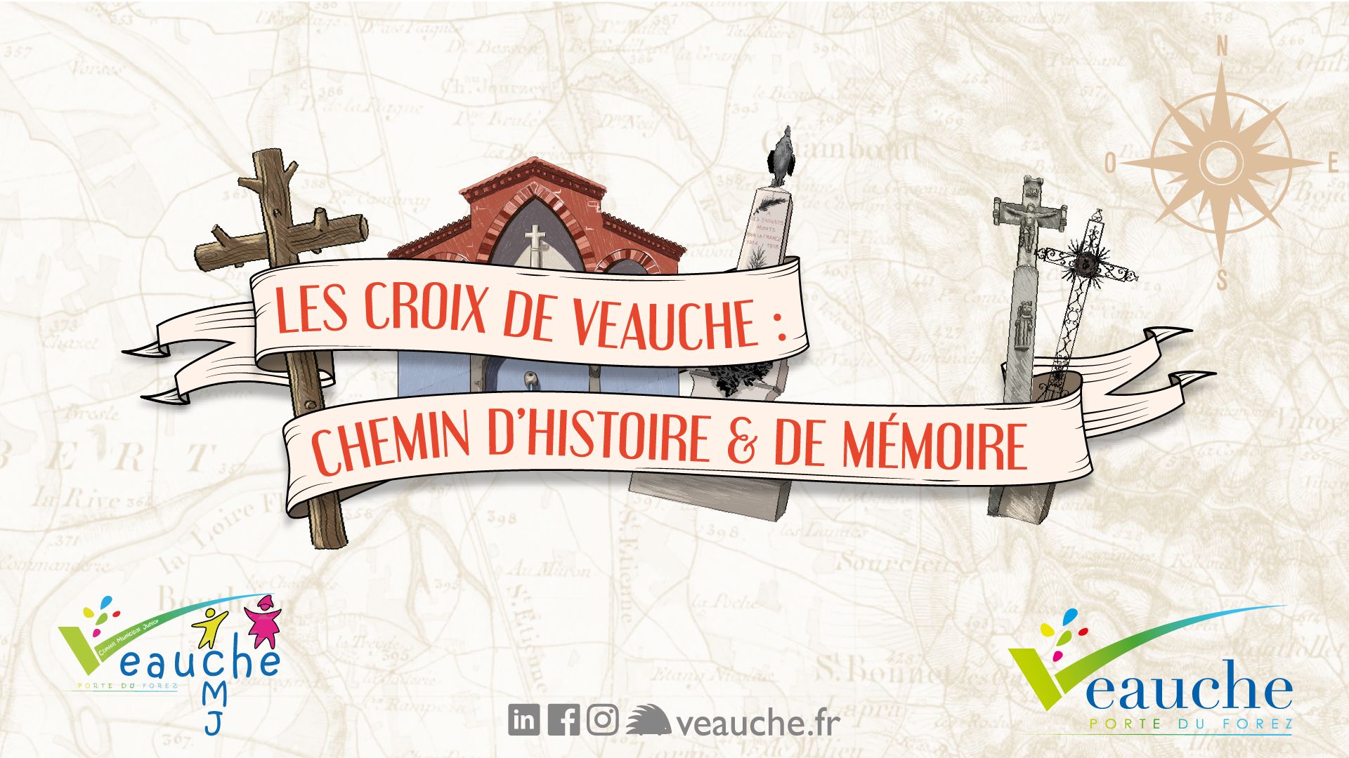 Redécouvrez Veauche à travers le Parcours des Croix grâce au CMJ