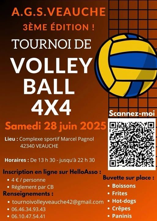 Tournoi d'été de Volley Ball 4 x 4